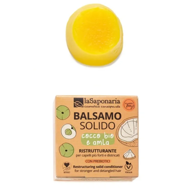 Balsamo solido bio Forza - ristrutturante e nutriente