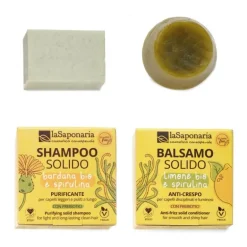 Capelli grassi - Kit Shampoo e balsamo solido