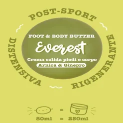 Crema solida piedi e corpo EVEREST
