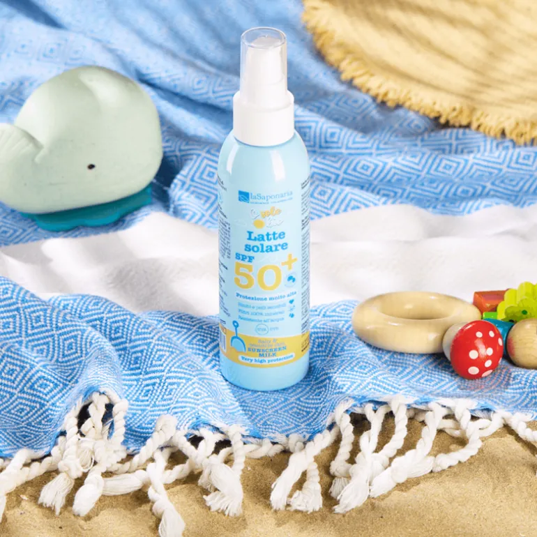 Latte solare SPF 50+ - Protezione molto alta bimbi e pelli sensibili