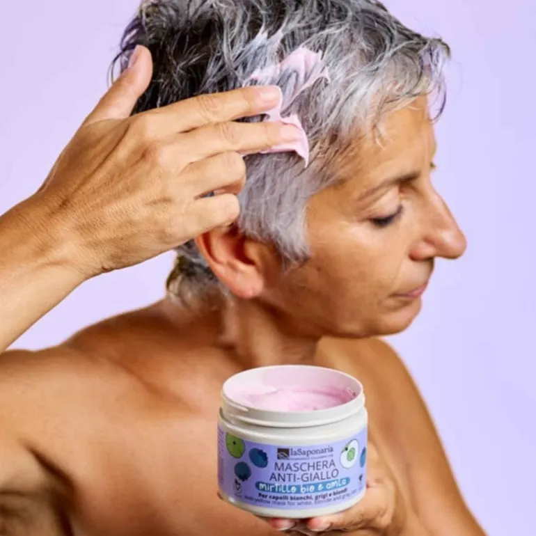 Maschera capelli anti-giallo
