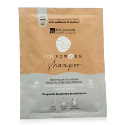 Shampoo in polvere rinforzante e idratante